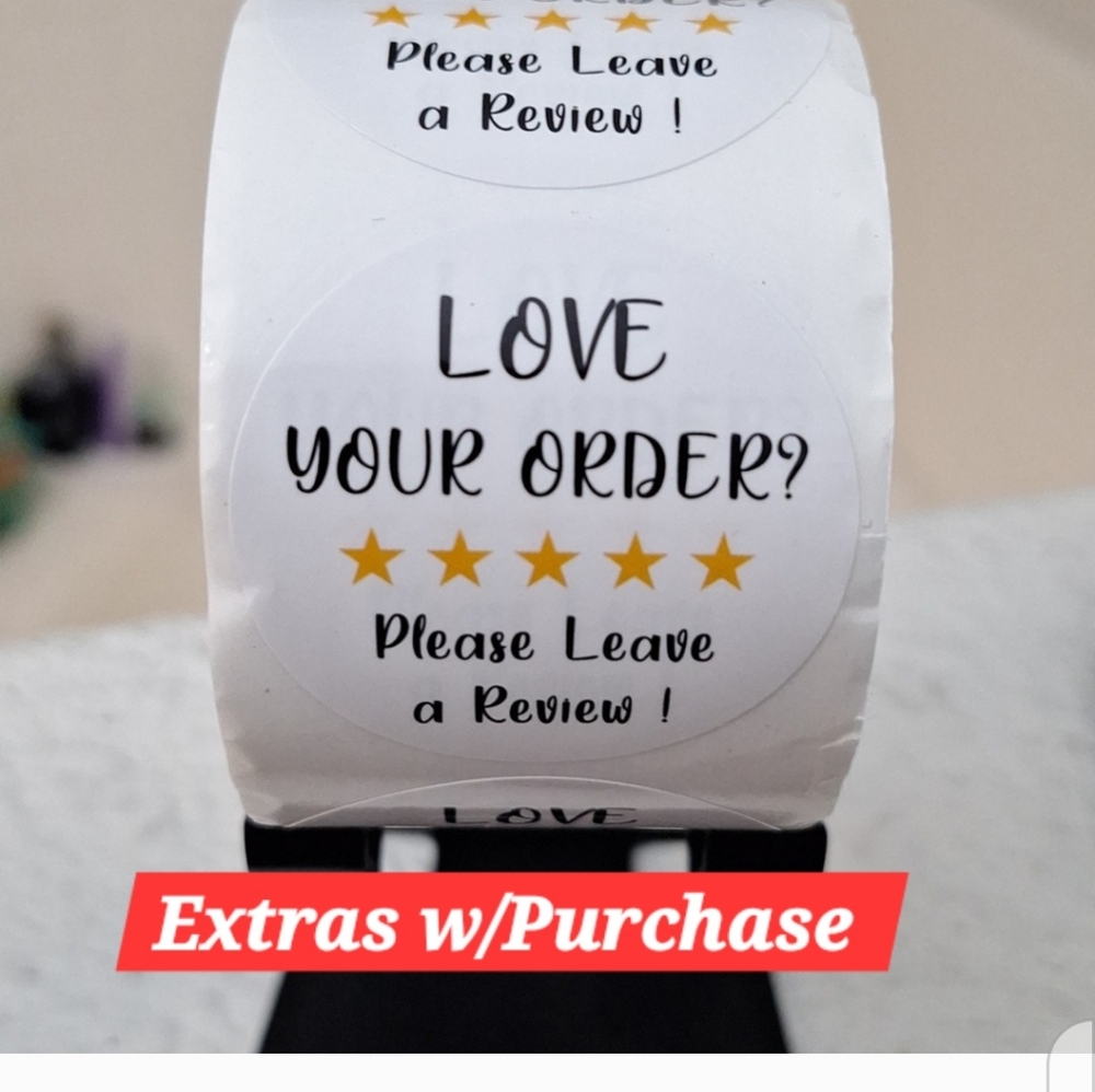 500ct. "LOVE YOUR ORDER 🌟🌟🌟🌟🌟 Please Leave a Review!"